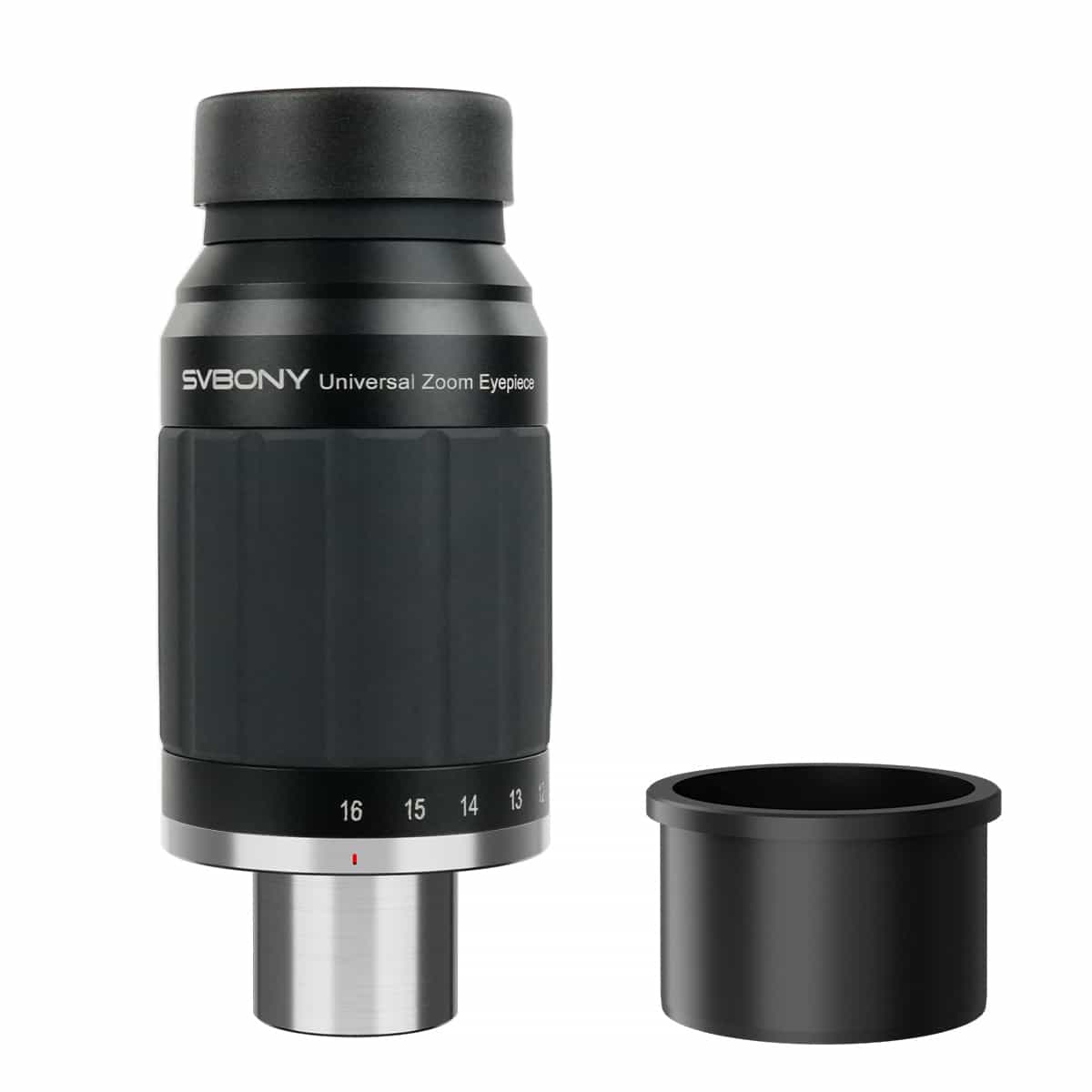 SV245ズームアイピース 天体望遠鏡接眼レンズ 広角アイピース 惑星アイピースクリックストップ設計 63°の広視野 デュアルレンズインターフェース 2倍ズーム比 乱視矯正器の取り付けをサポート惑星観測 月観測 天文学の観測 星雲星団